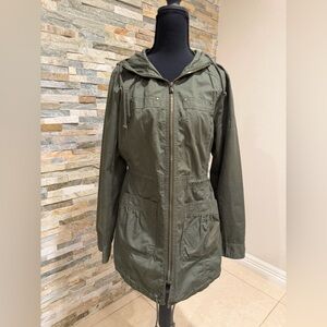 Kenneth Cole Reaction Olive Utility Jacket